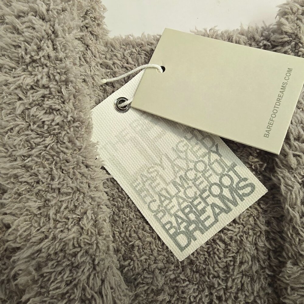 Barefoot Dreams Cozy Chic Scarf - Pewter - NWT - So Soft!